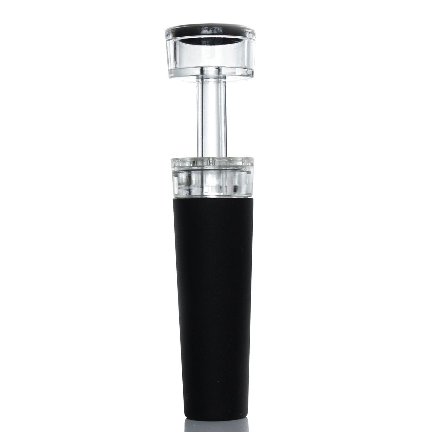 2-Pack of Wine Bottle Silicone Stoppers with Built-In Vacuum Pump