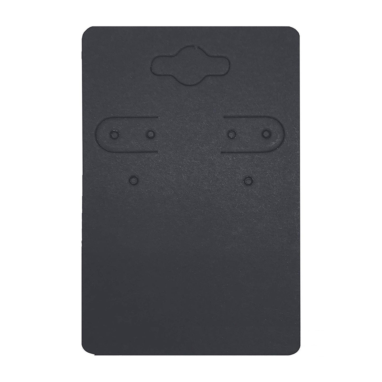 2" x 3" Black Paper Earring Cards