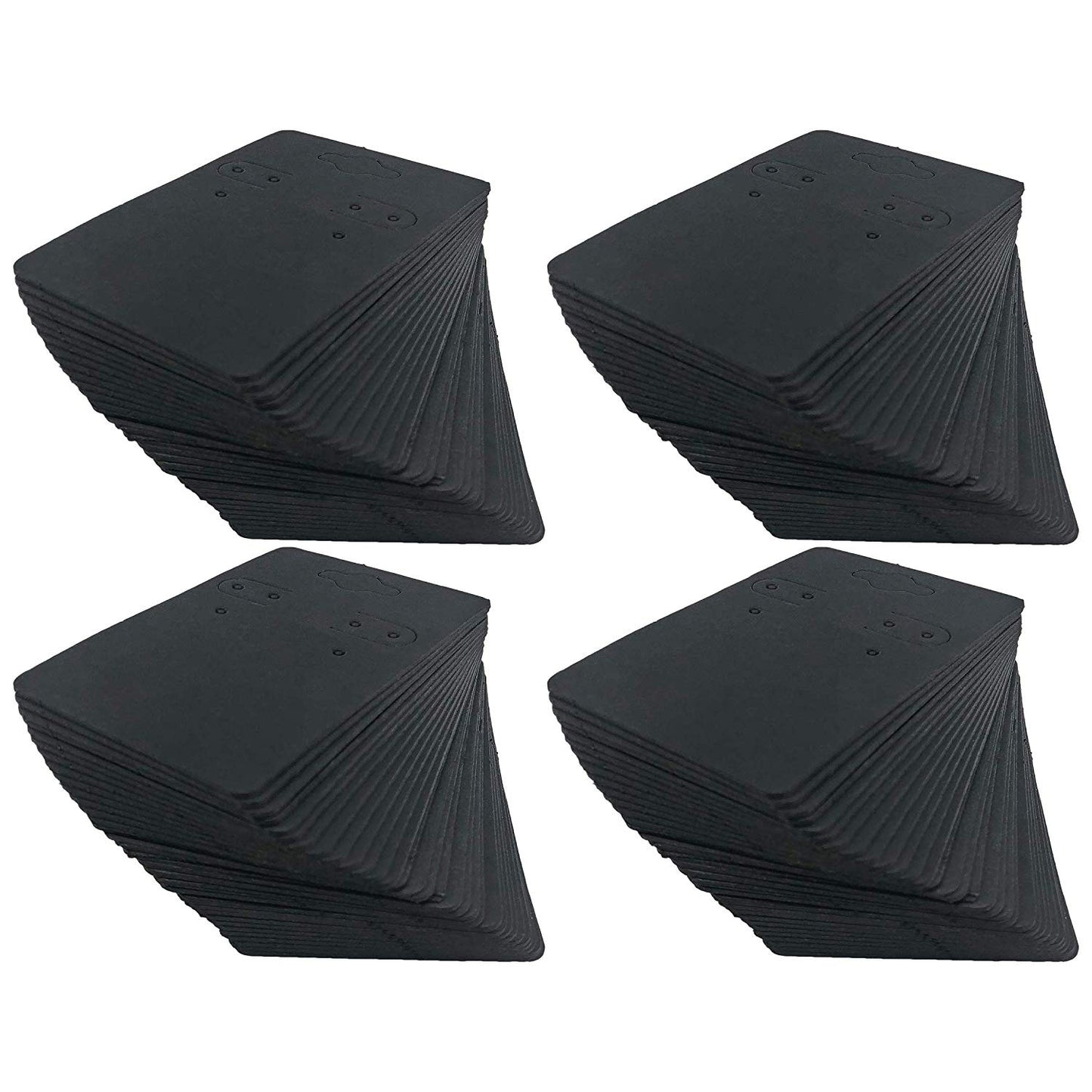 2" x 3" Black Paper Earring Cards