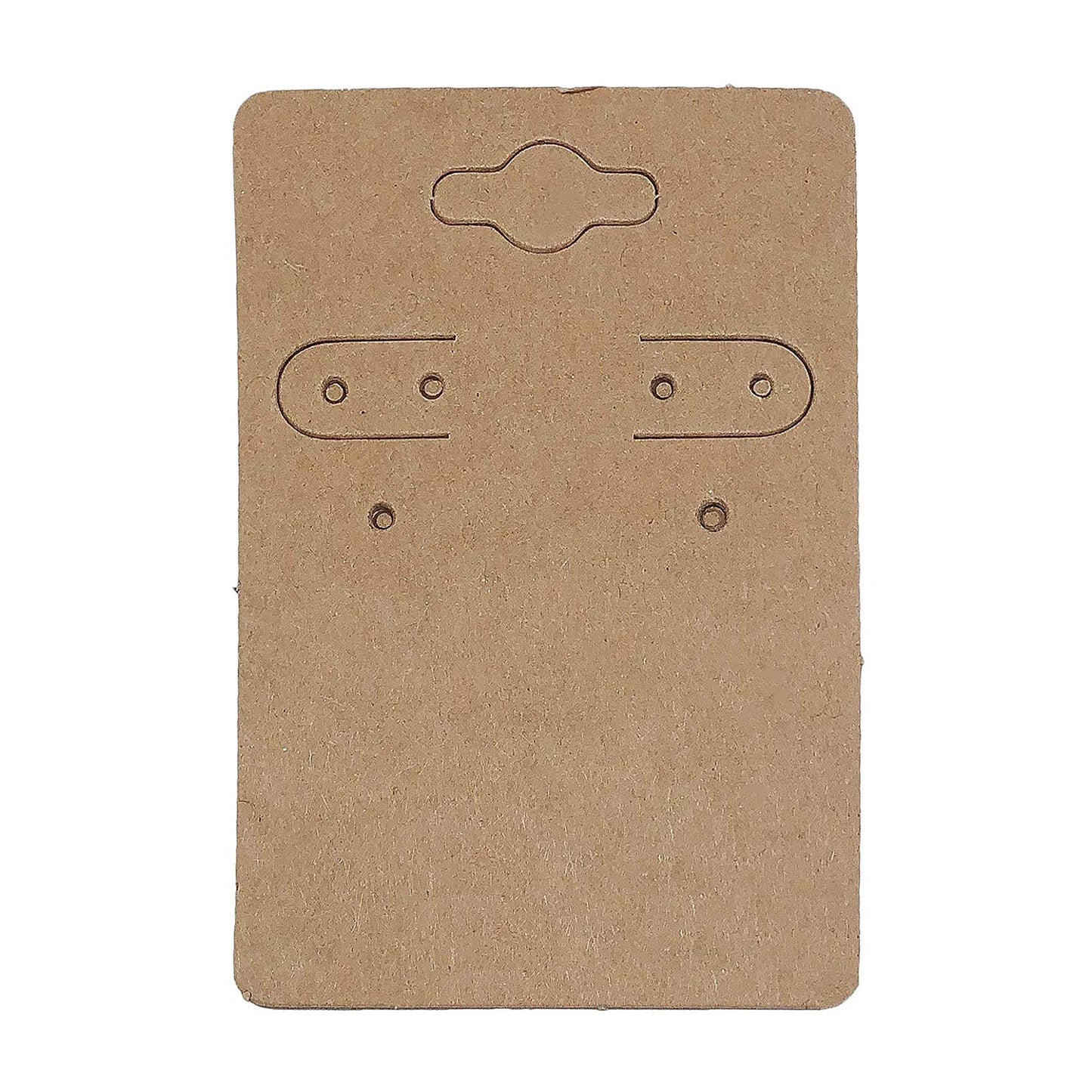 2" x 3" Kraft Paper Earring Cards
