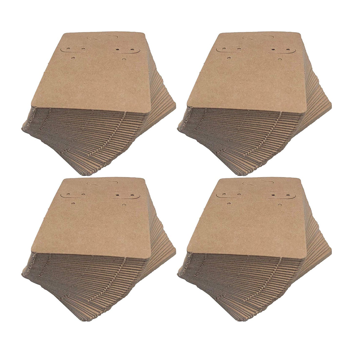 2" x 3" Kraft Paper Earring Cards