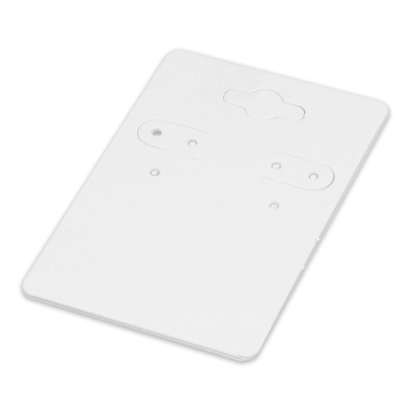 2" x 3" White Paper Earring Cards