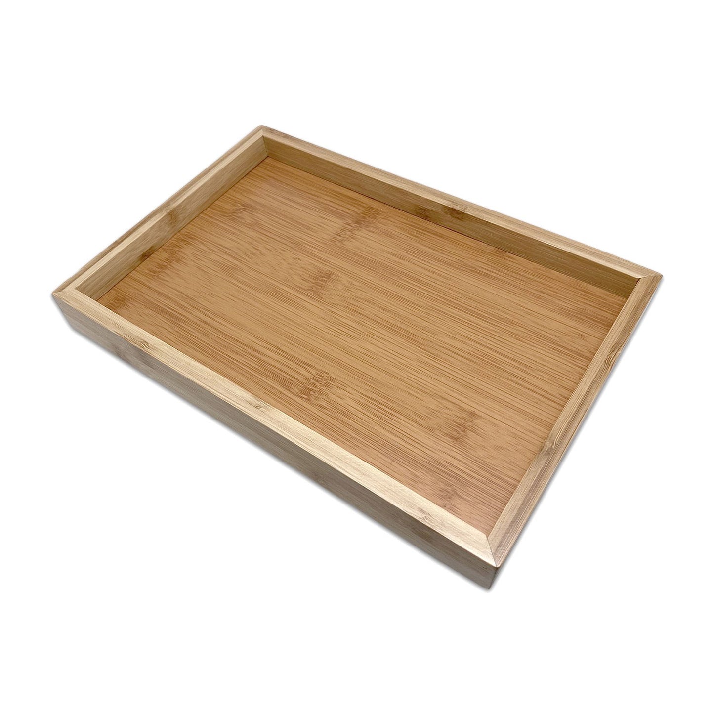 28 x 19 x 3cm Bam & Boo Rectangular Bamboo Jewelry Organizer Tray