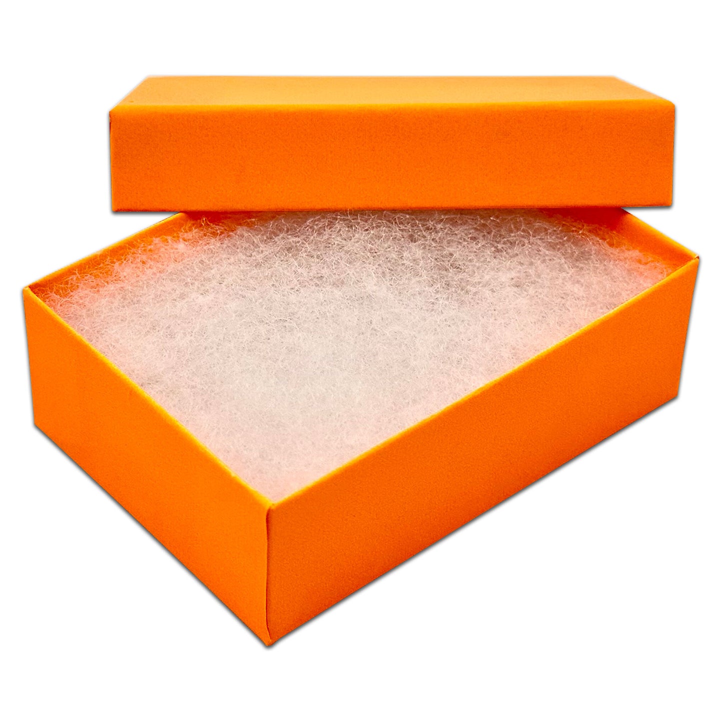 3 1/4" x 2 1/4" x 1" Marigold Cotton Filled Paper Box