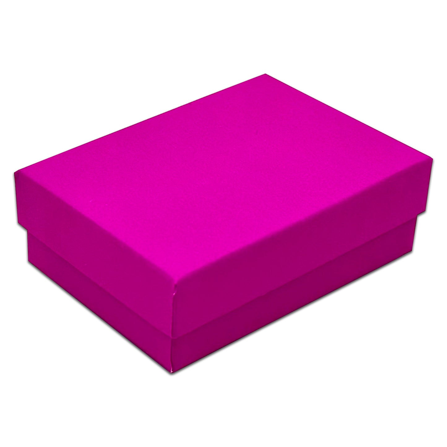 3 1/4" x 2 1/4" x 1" Neon Purple Cotton Filled Paper Box