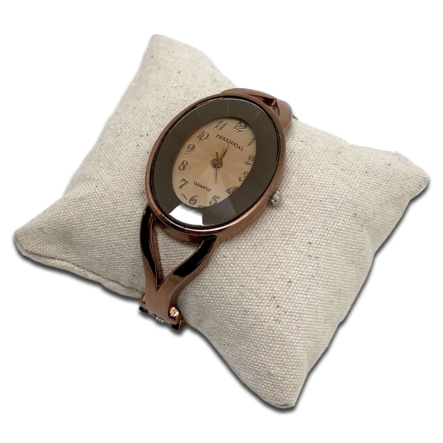 3" x 3" Linen Pillow Jewelry Display for Bracelet or Watch