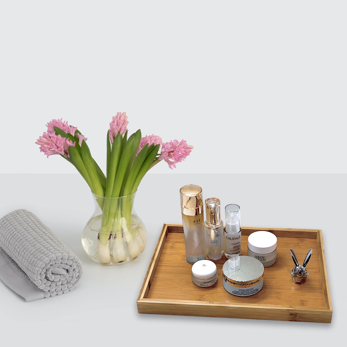 13" x 9" Rectangular Bamboo Jewelry Organizer Tray