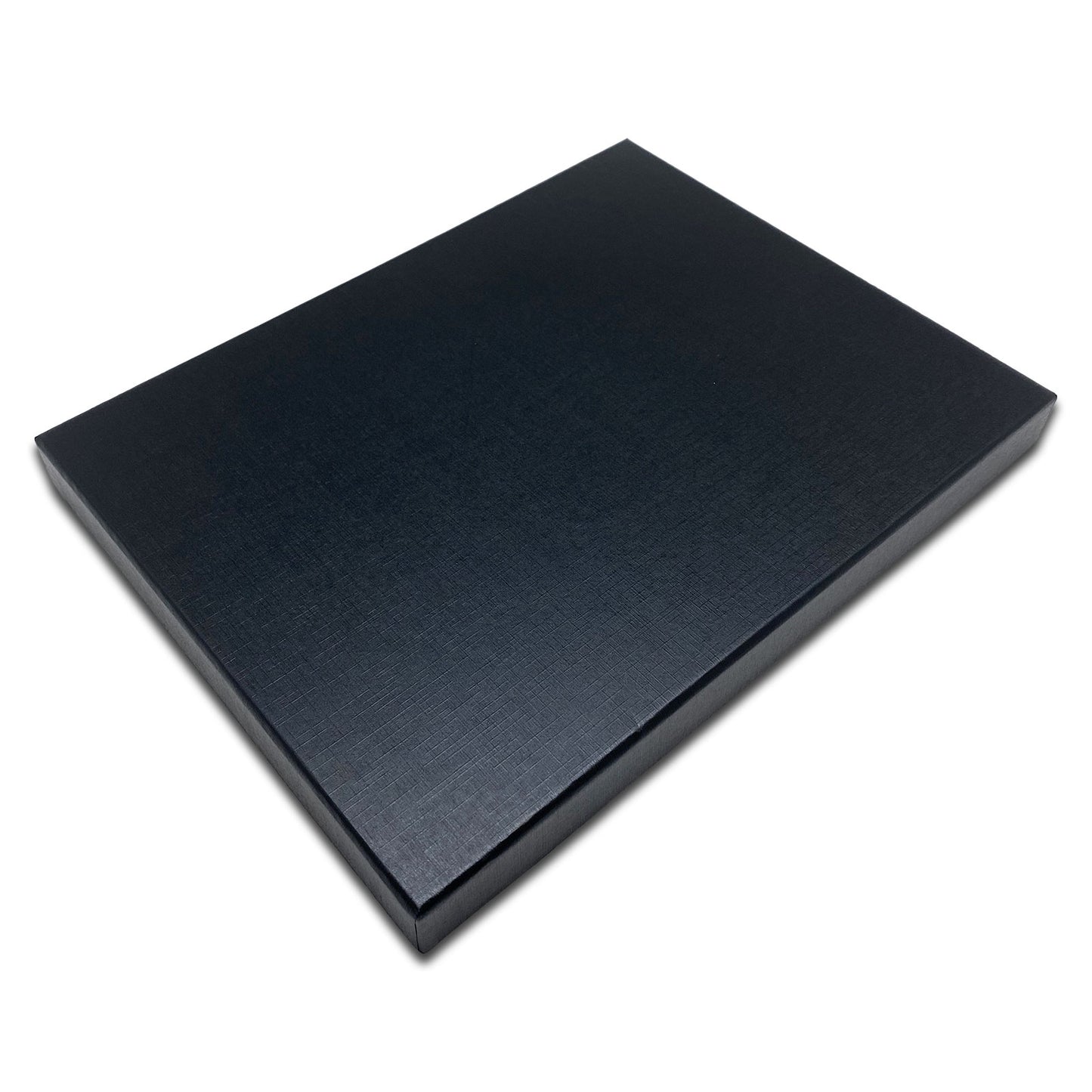 35 Black Gemstone Boxes with Black Wood Tray and Lid