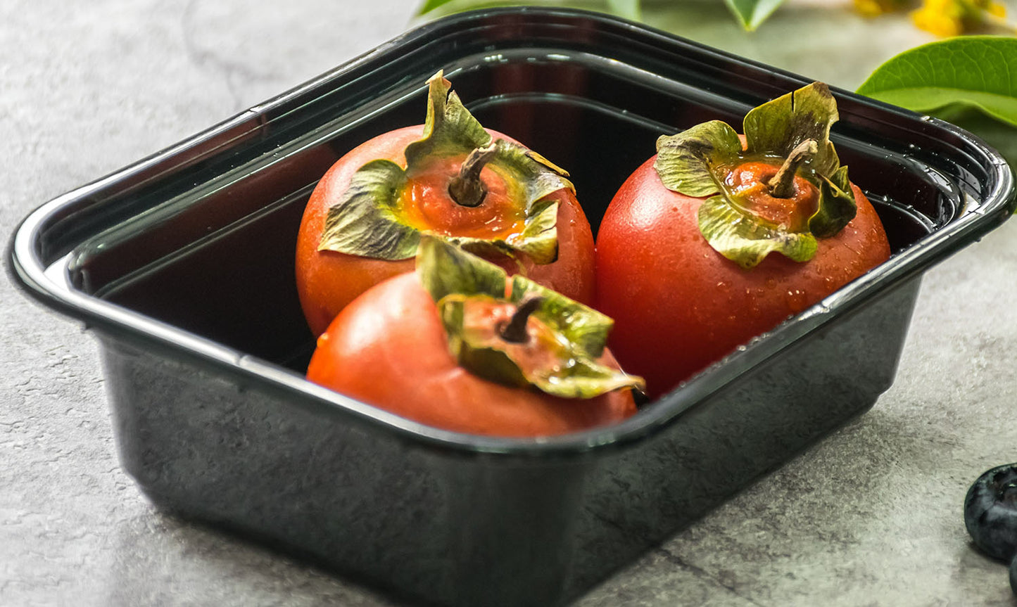 38 oz Rectangular Plastic Disposable Food Containers (50 Pack)