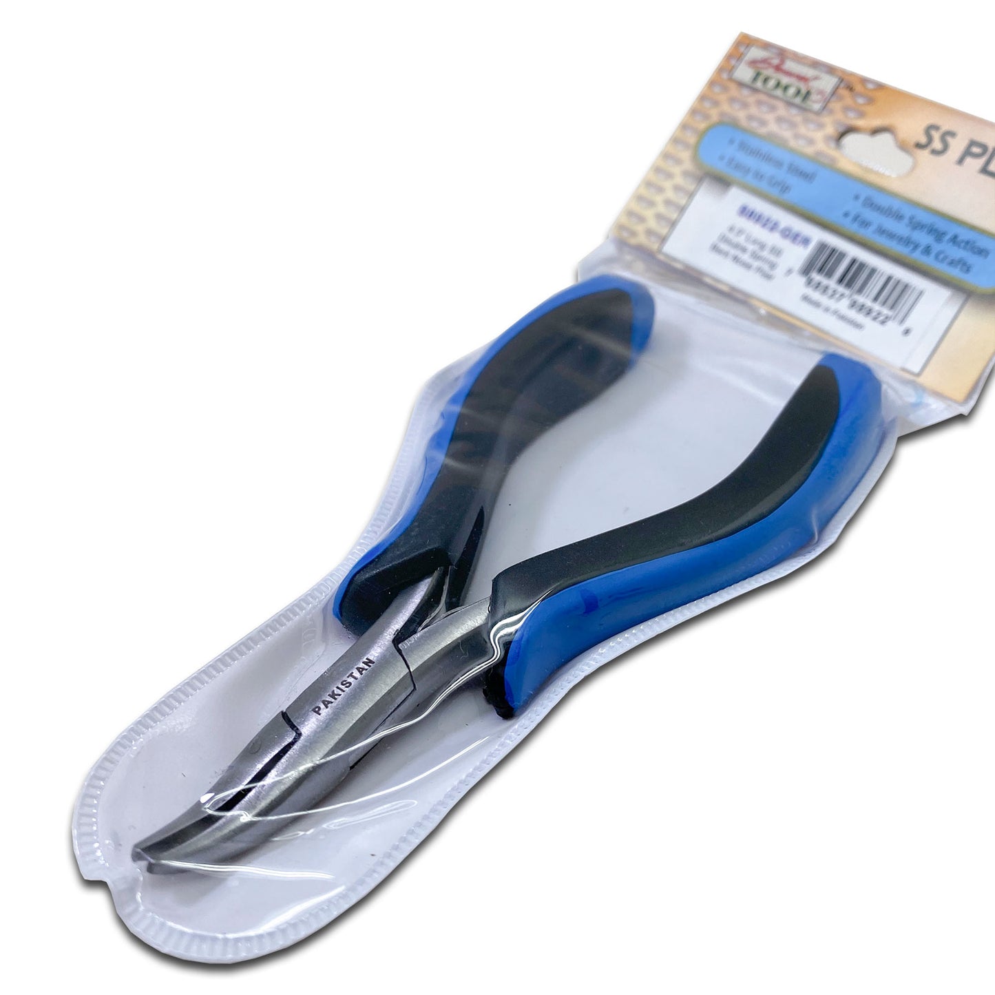 4 1/2" Stainless Steel Bent Nose Pliers