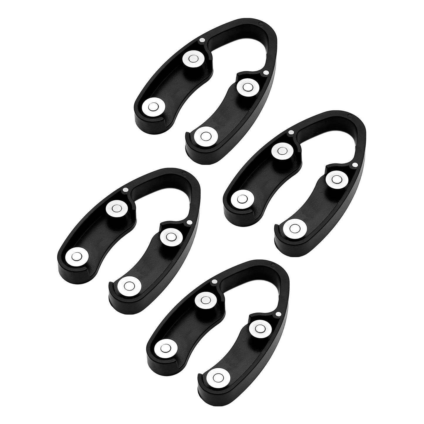 4-Pack of Black Magnetic Wine Bottle Foil Cutters