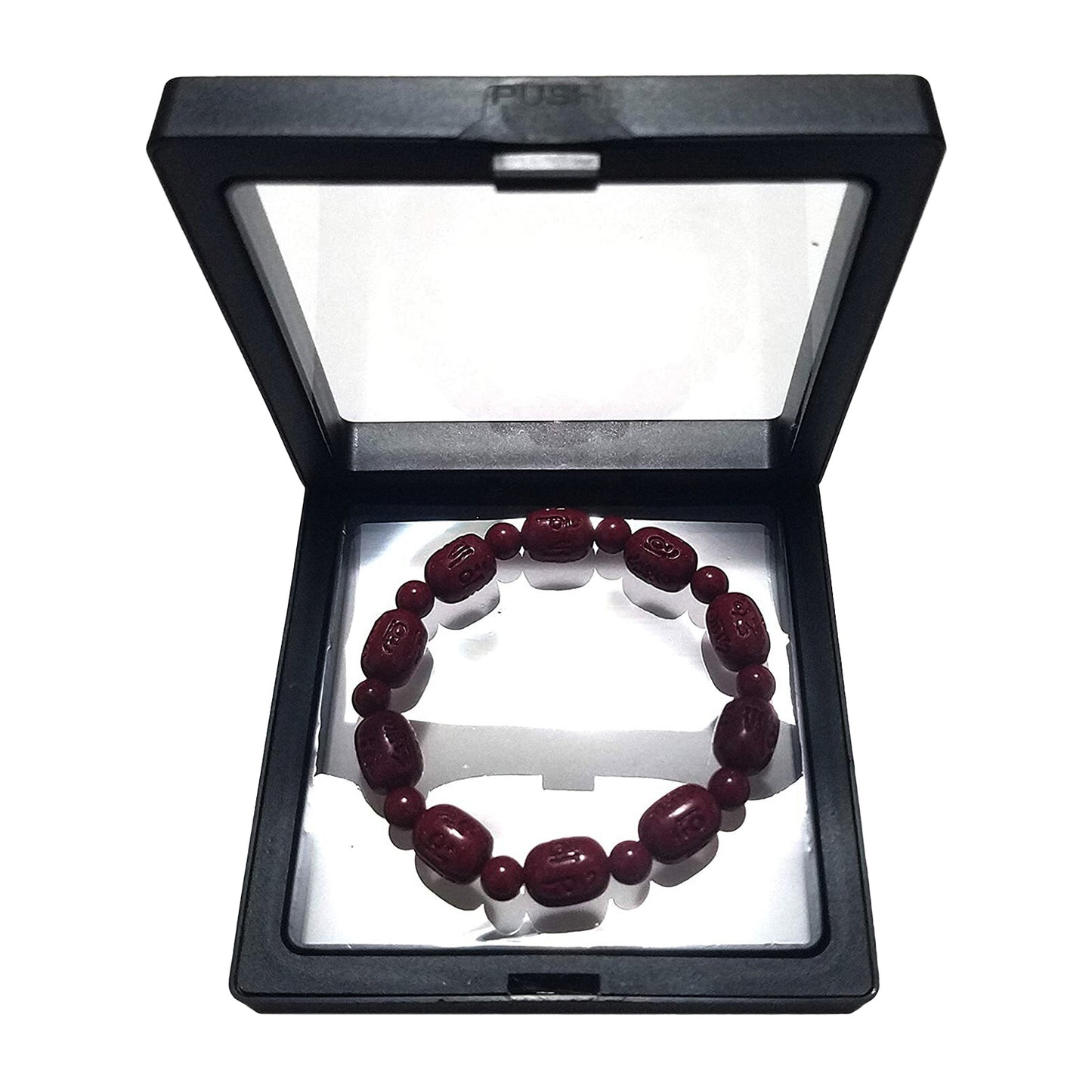 4" x 4" Black Floating Frame Jewelry Display Case
