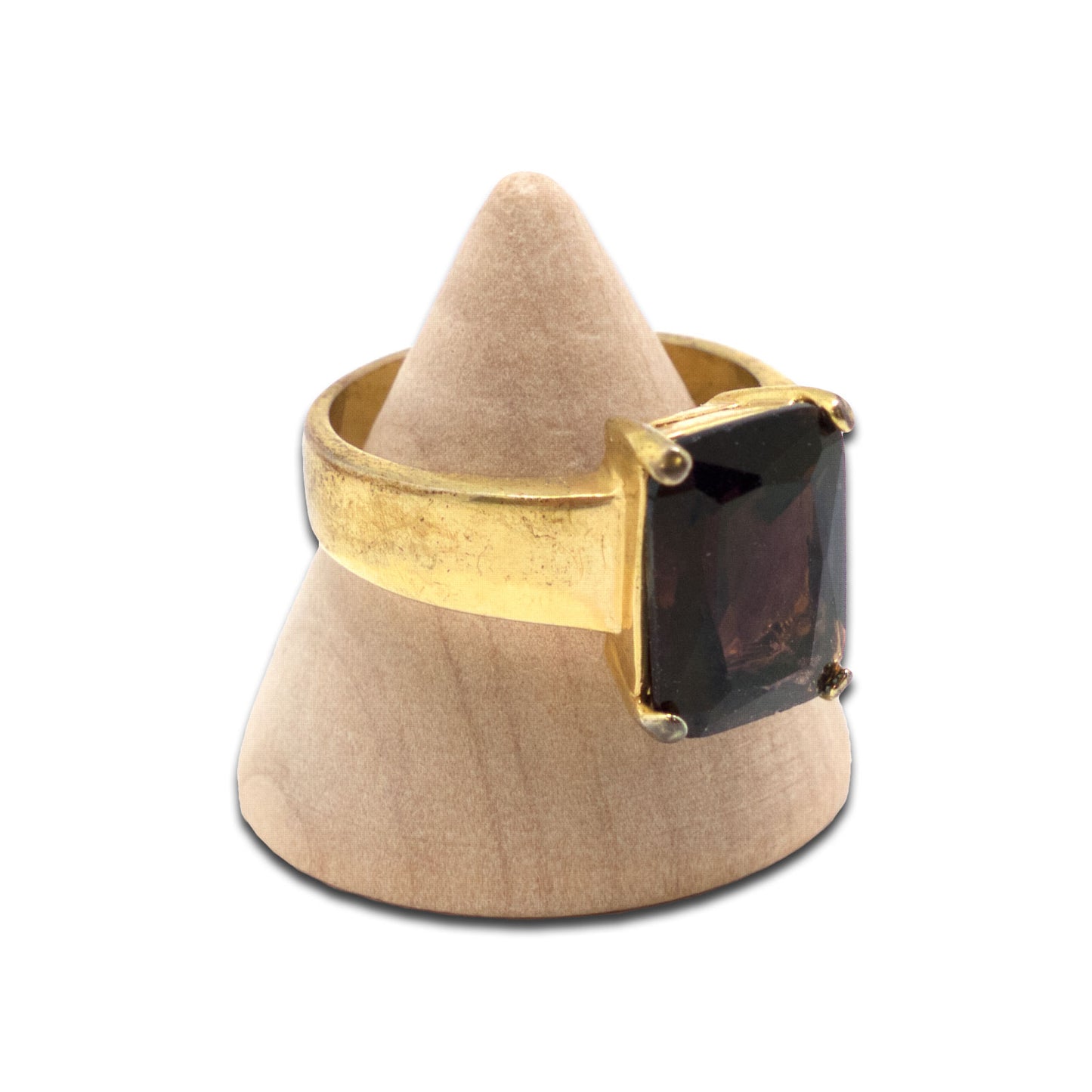 5 Piece Tiered Wood Cone Ring Stands