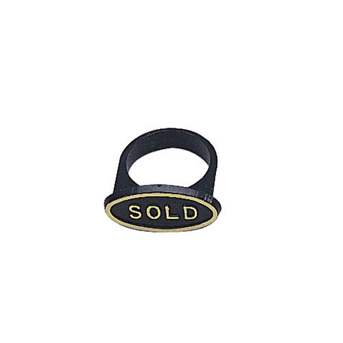 50 Pack of Sold Ring Tag Insert Plugs for Jewelry Trays