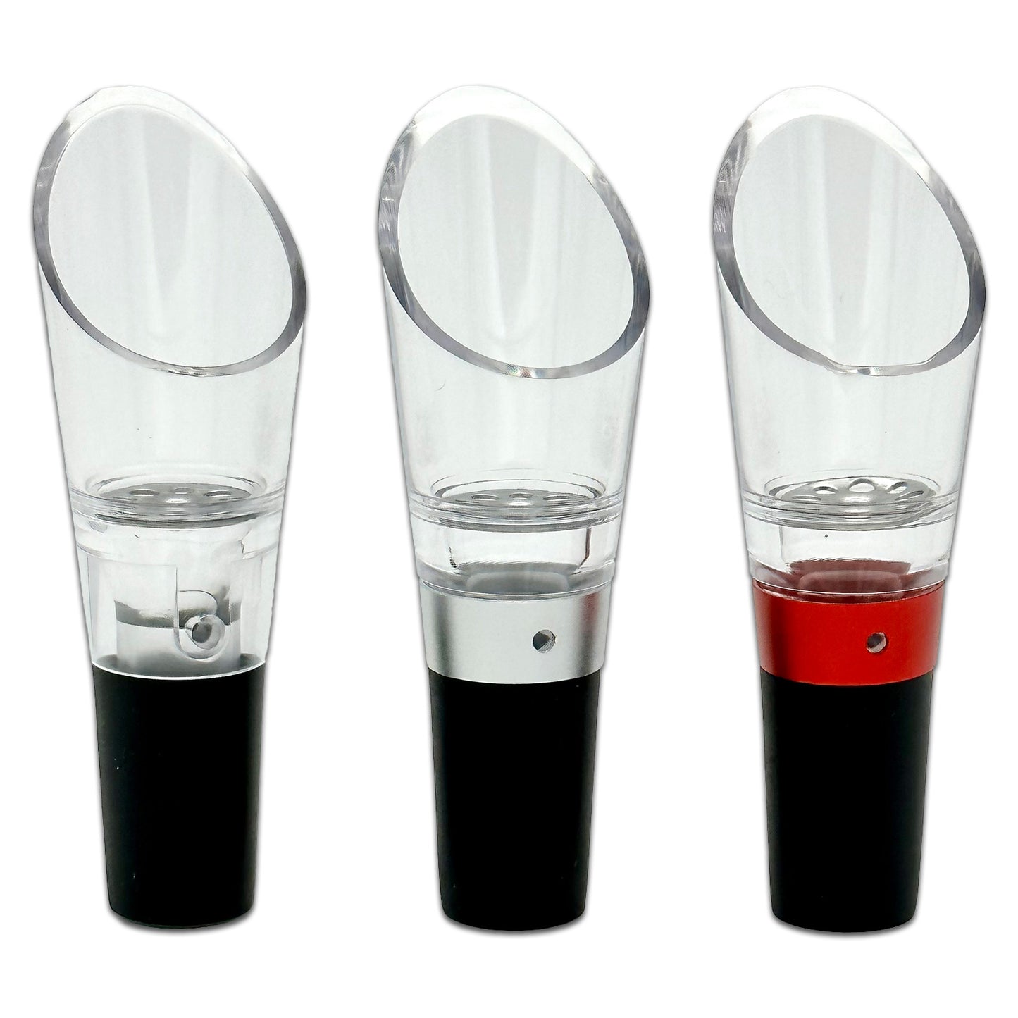 6-Pack of Wine Bottle Pourer Aerators