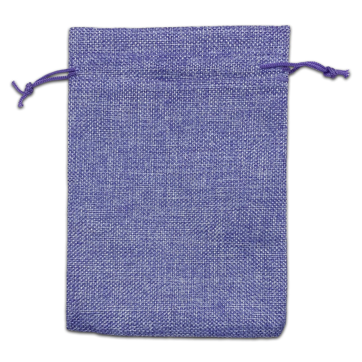 6" x 8" Lavender Linen Burlap Drawstring Gift Bags