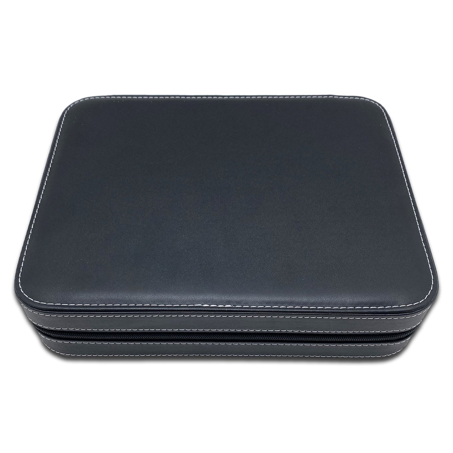 60 Black Gemstone Boxes with Black Leatherette Display Case
