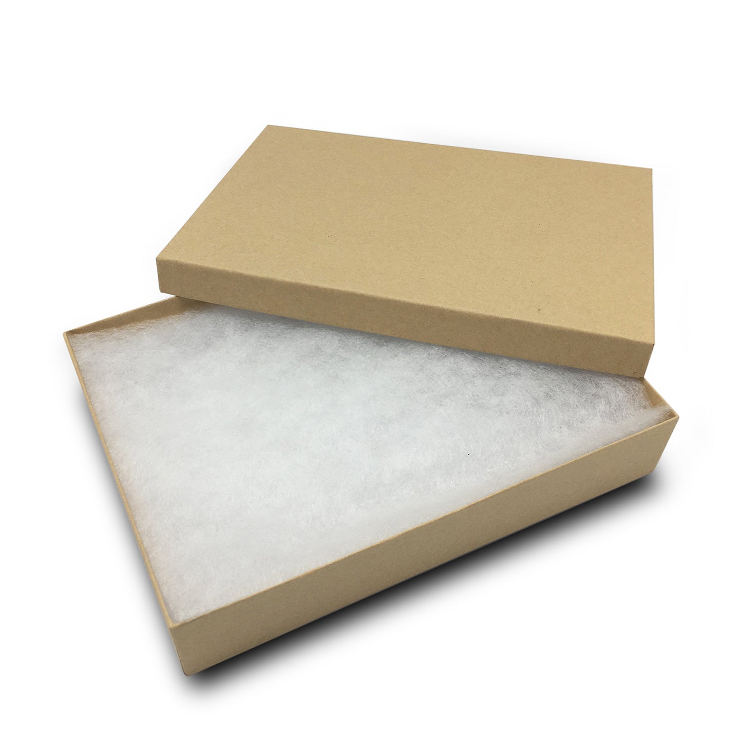 7 1/8" x 5 1/8" x 1 1/8"H Kraft Cotton Box