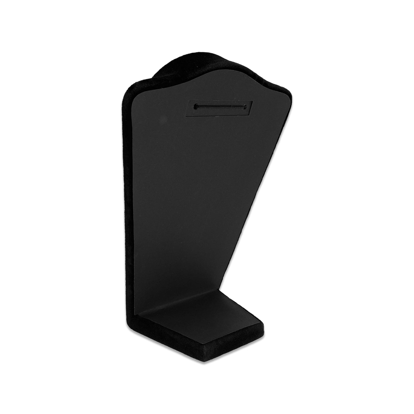 7" Black Velvet Necklace Bust Display Stand