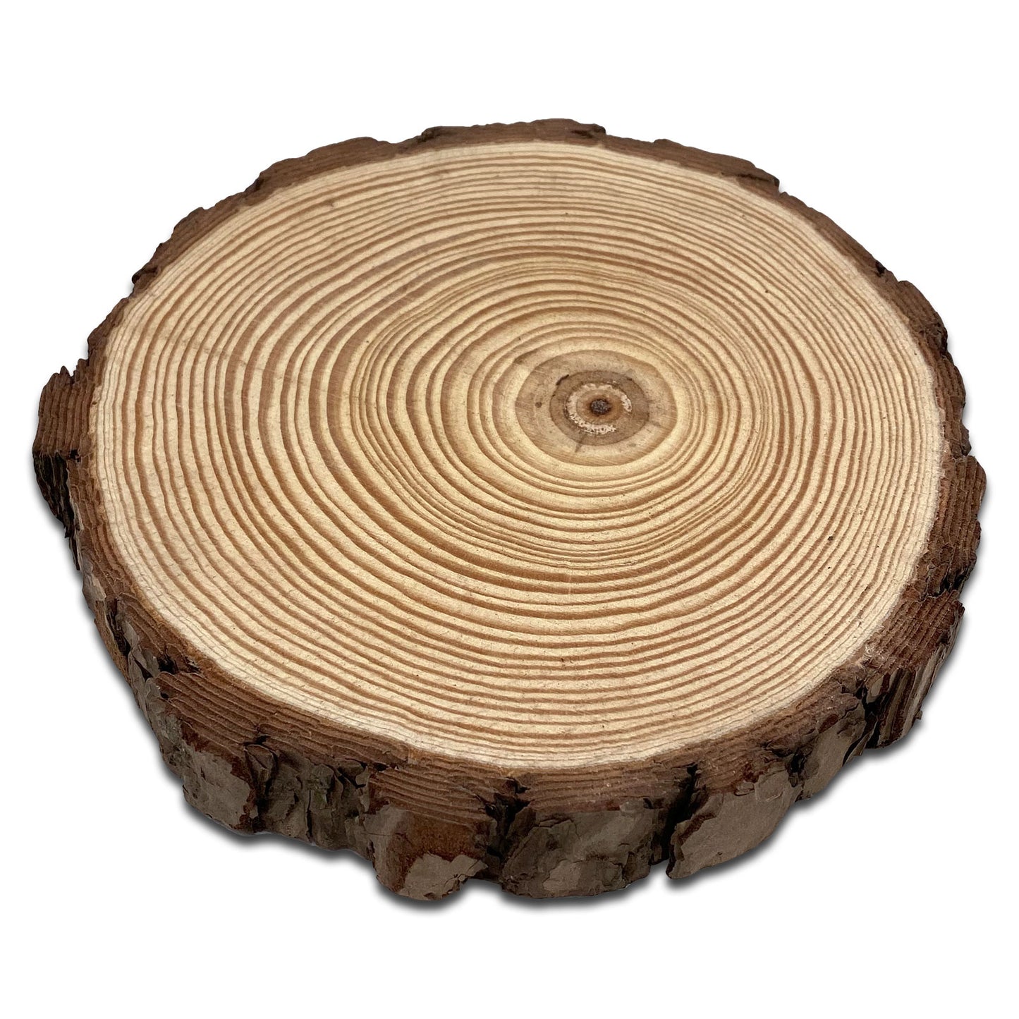 7" Diameter Natural Wood Jewelry Display Pad