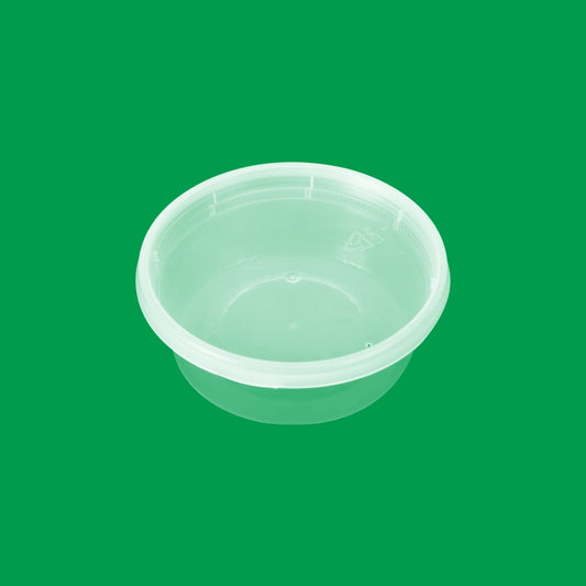 8 oz Deli Food Storage Container Cups with Lids (24 Pack)