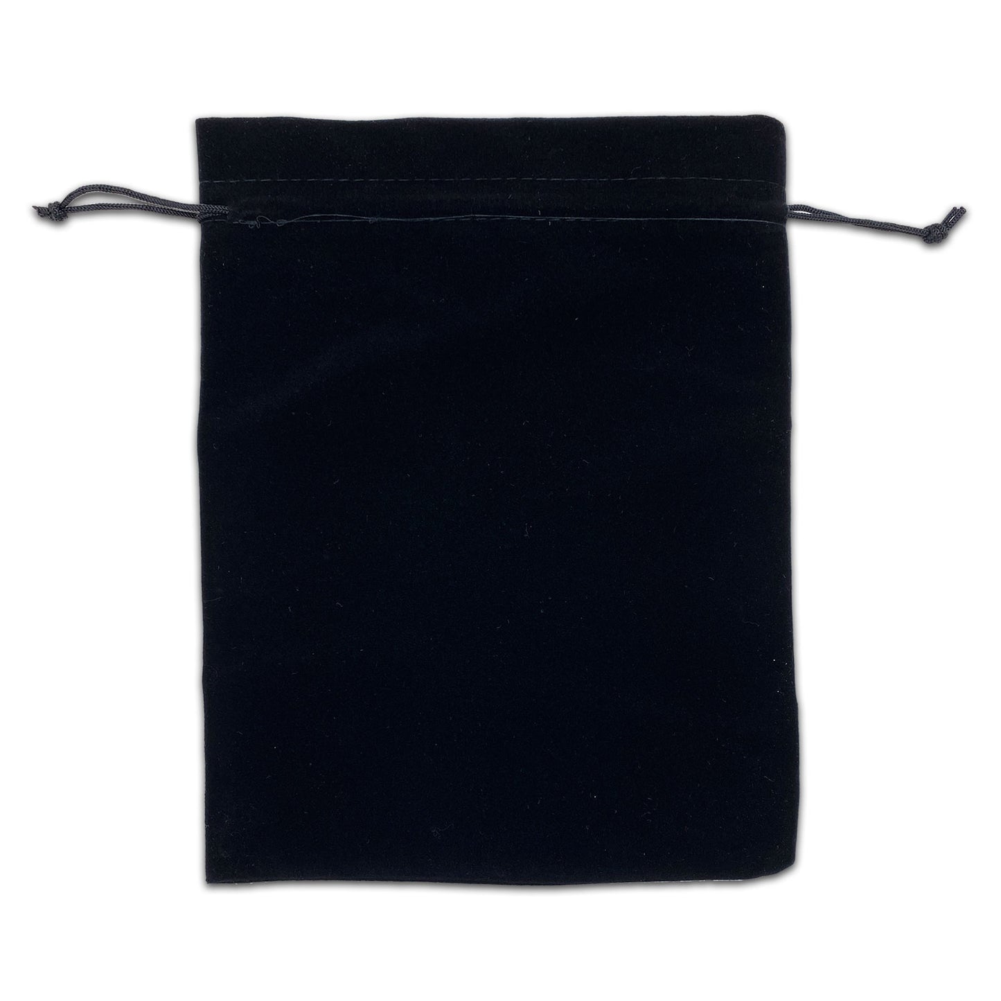 8" x 10" Black Velvet Drawstring Pouch