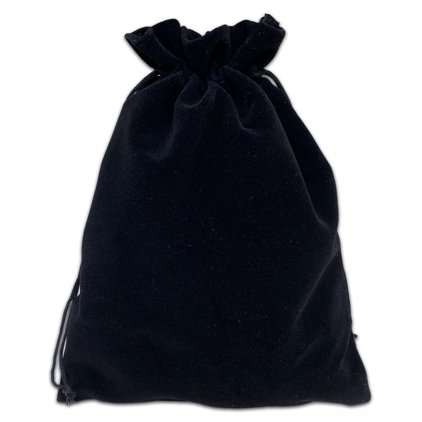 8" x 10" Black Velvet Drawstring Pouch