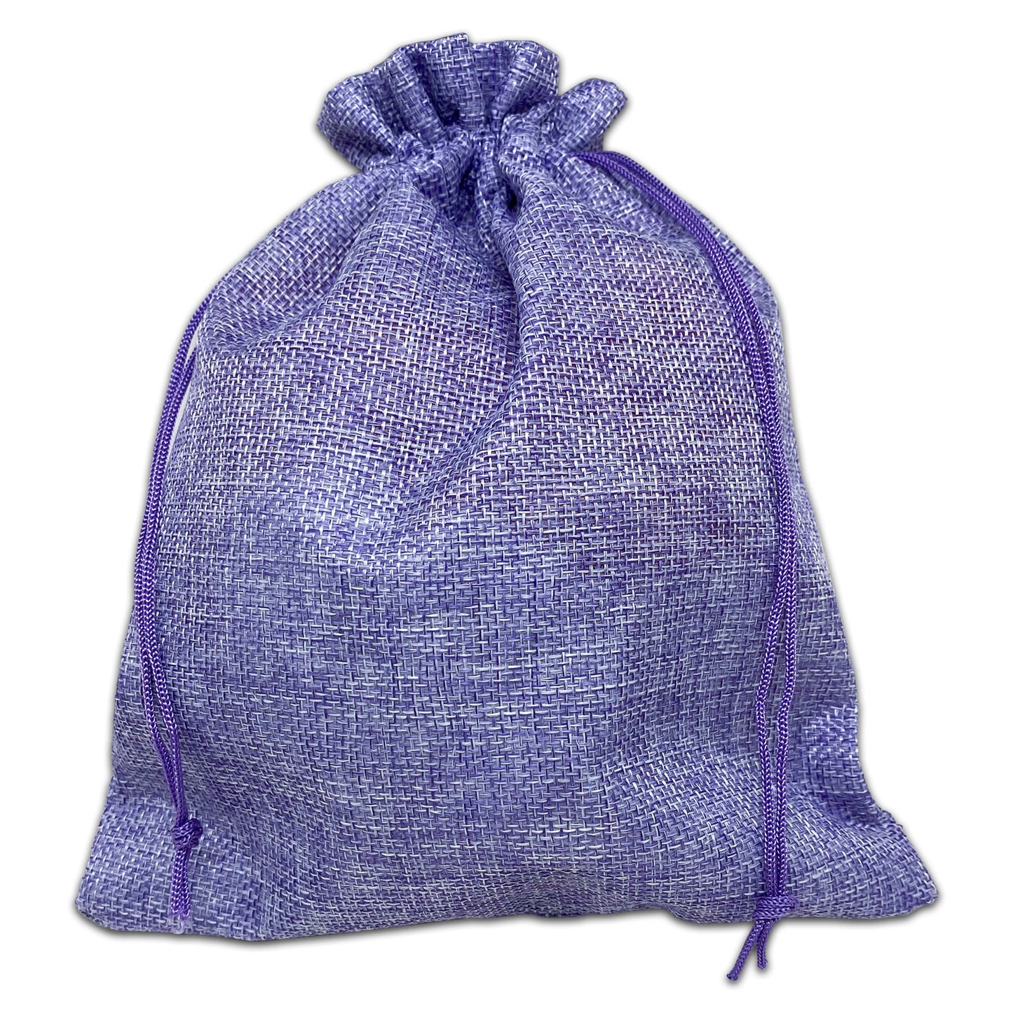 8" x 10" Lavender Linen Burlap Drawstring Gift Bags