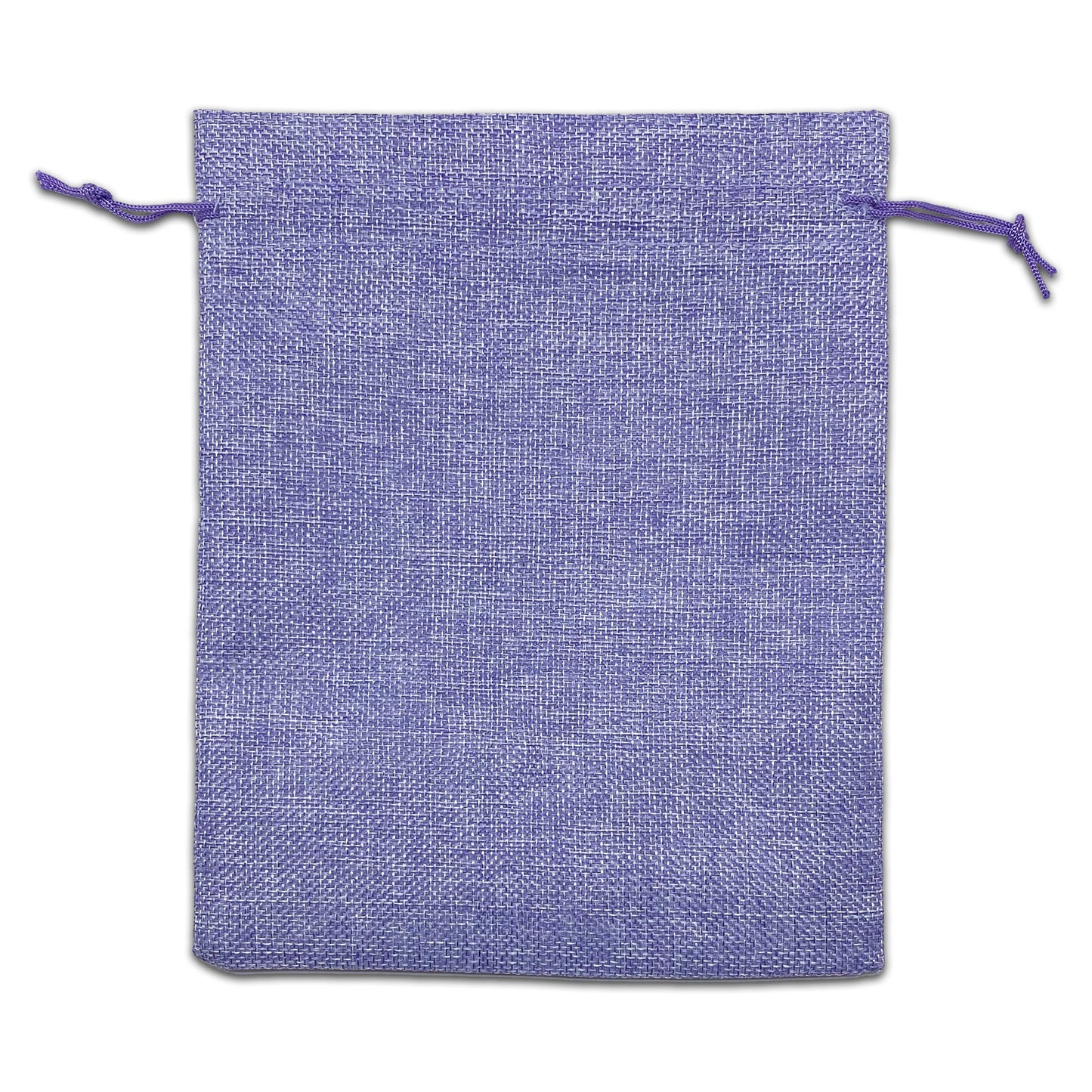 8" x 10" Lavender Linen Burlap Drawstring Gift Bags