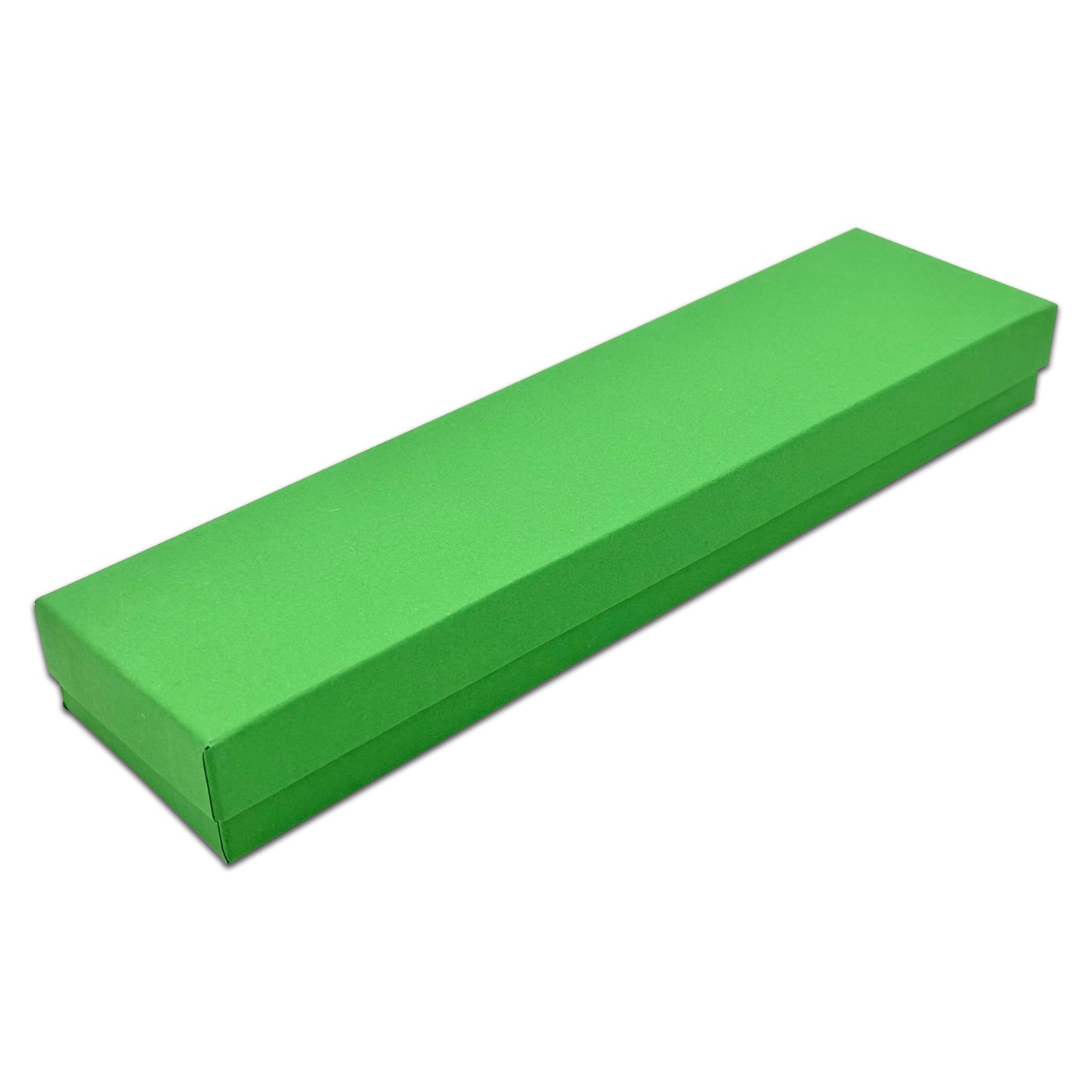 8" x 2" x 1" Light Green Cotton Filled Box