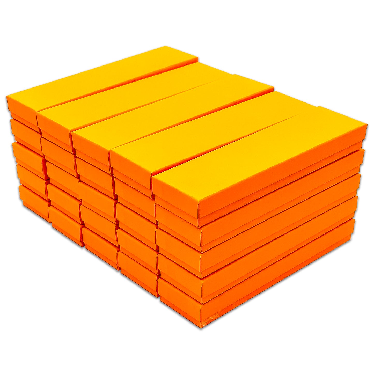 8" x 2" x 1" Marigold Cotton Filled Box