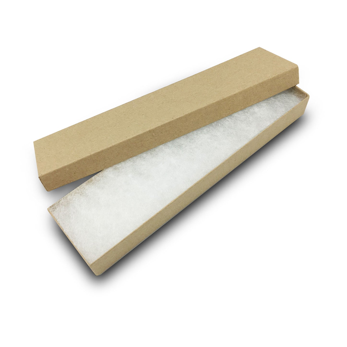 8" x 2" x 1" Kraft Cotton Filled Box