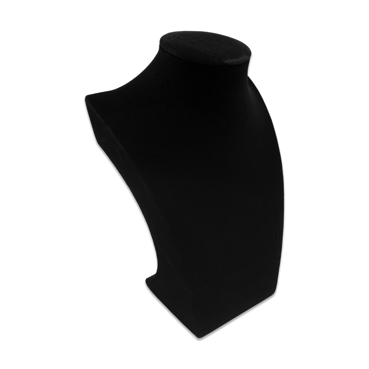 9" Black Velvet Necklace Bust Display