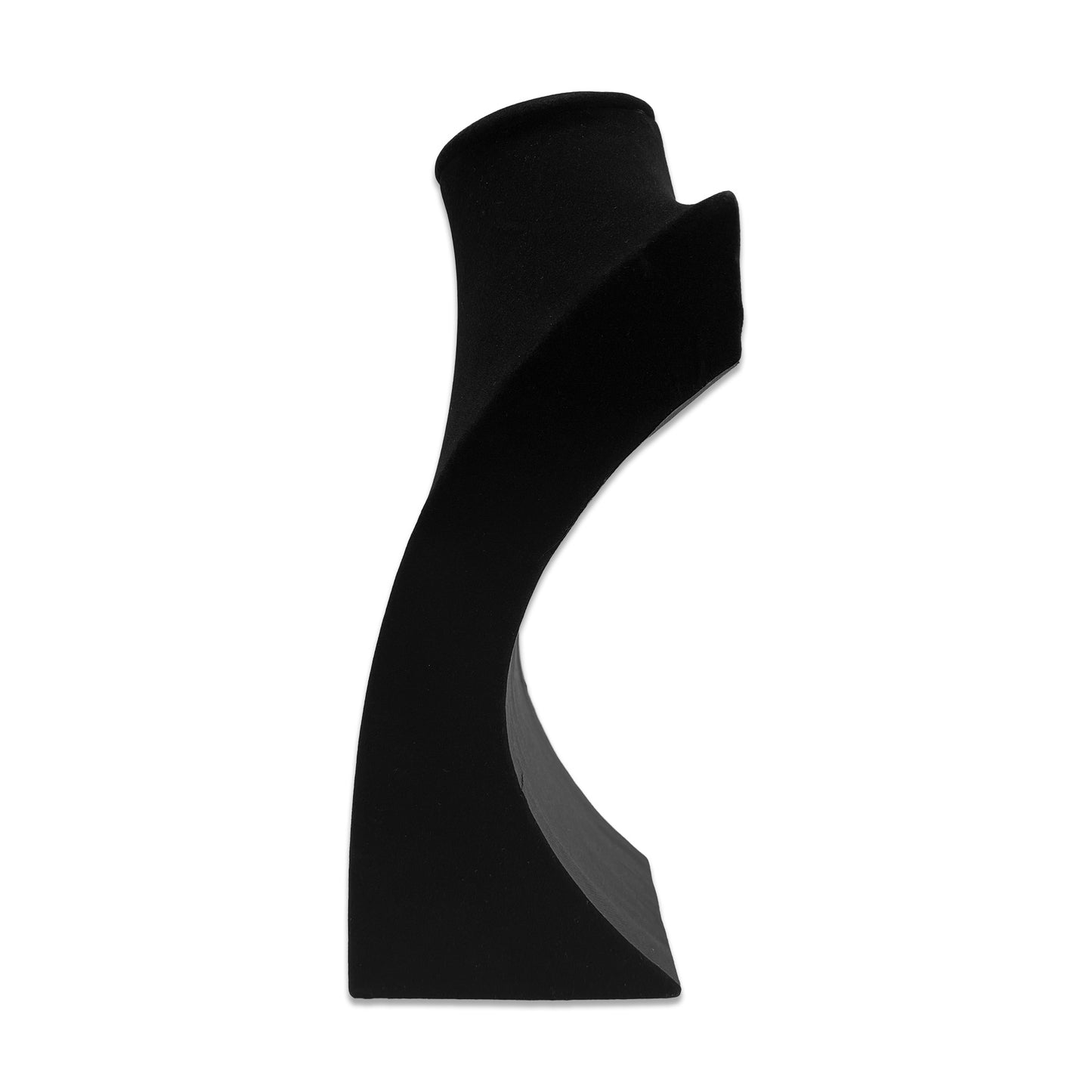 9" Black Velvet Necklace Bust Display