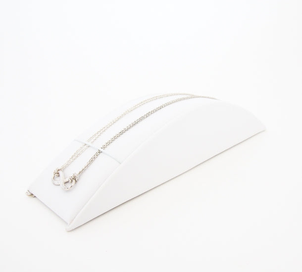 8" x 2" x 1" White Leatherette Bracelet, Watch, Bangle Ramp