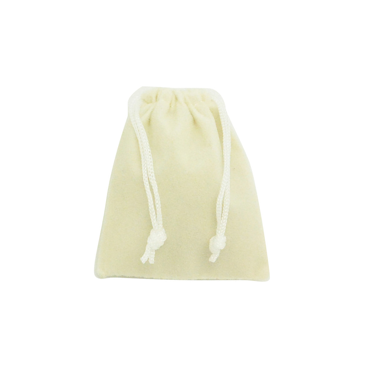 Small Beige High Quality Velvet Pouch Bags Party Favors