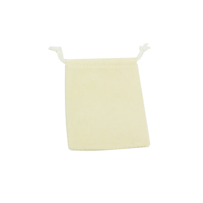 Small Beige High Quality Velvet Pouch Bags Party Favors