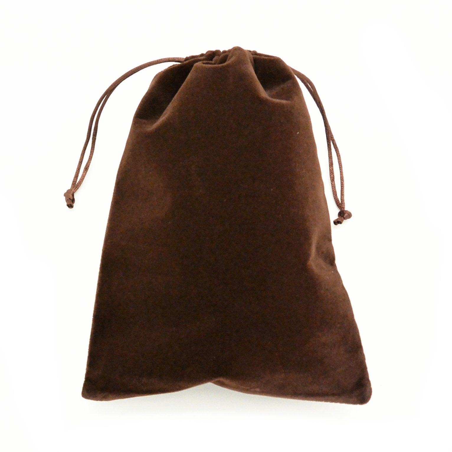 X-Large Brown High Quality Velvet Pouch Bags Party Favors