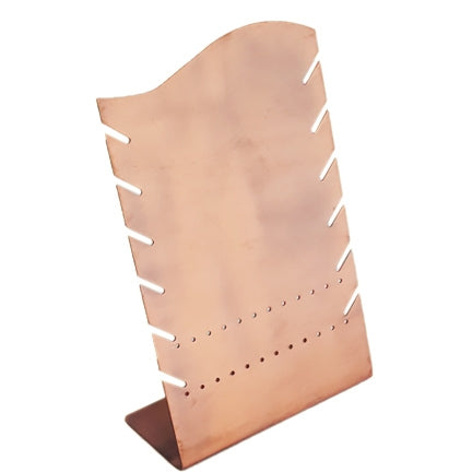 Flat Copper Jewelry Display