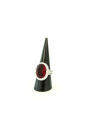 1" W x 1"D x 2 1/4"H  Black Acrylic Ring Holder
