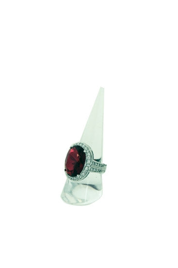 1"W x 1"D x 2 1/4"H Clear Acrylic Ring Holder