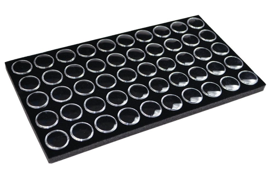 50 Gem Jar Piece Sheet w/ Black Foam