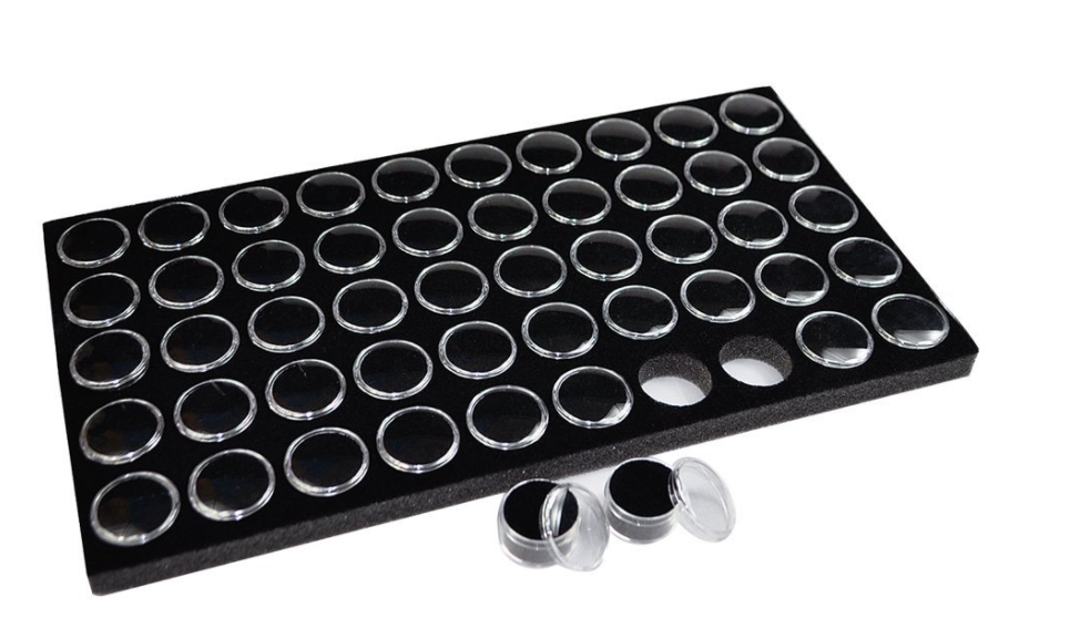 50 Gem Jar Piece Sheet w/ Black Foam