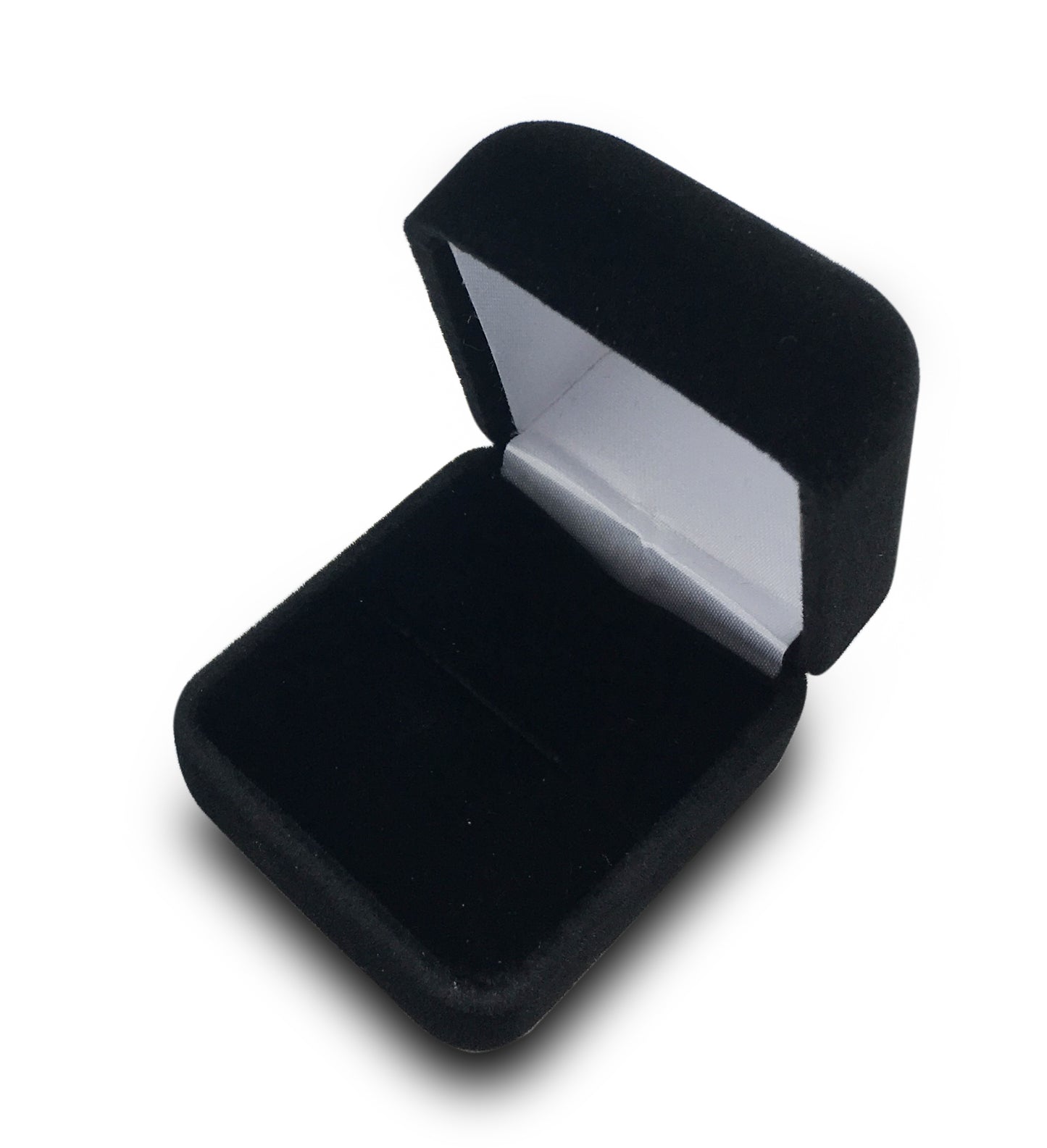 Deluxe Black Wedding Ring Jewelry Gift Box