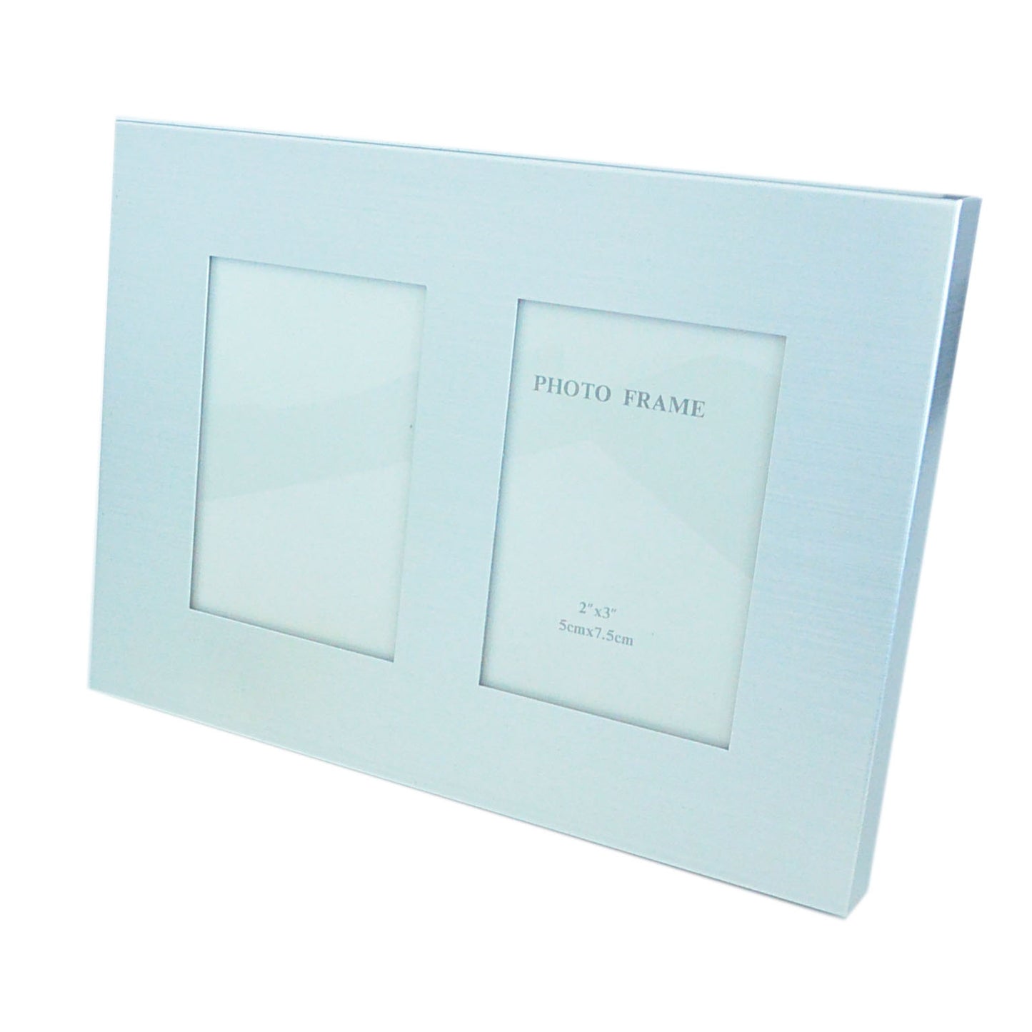 6 Pack 2" x 3" Twin Aluminum Photo Frame