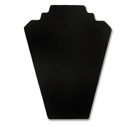 Black Velvet Necklace Earring Easel Display