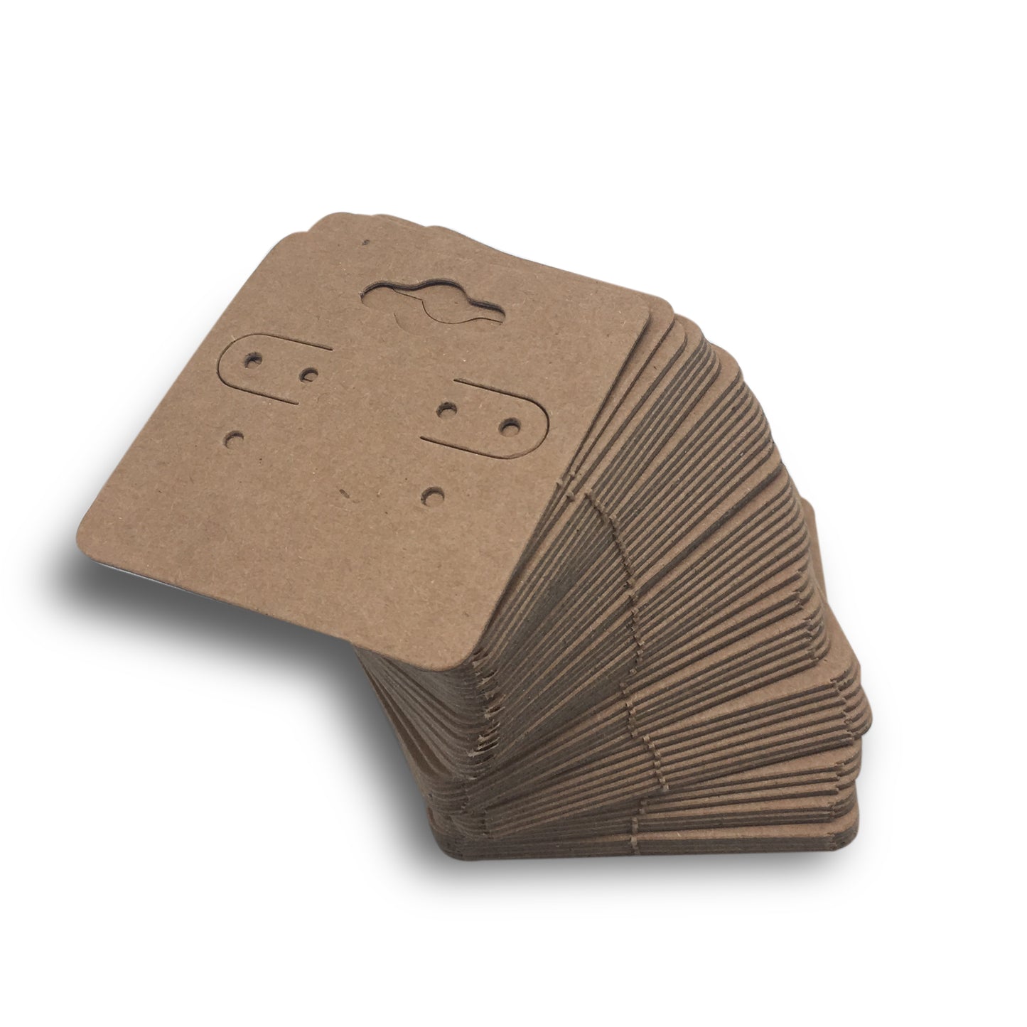 2X2" Kraft Paper Earring Cards.
