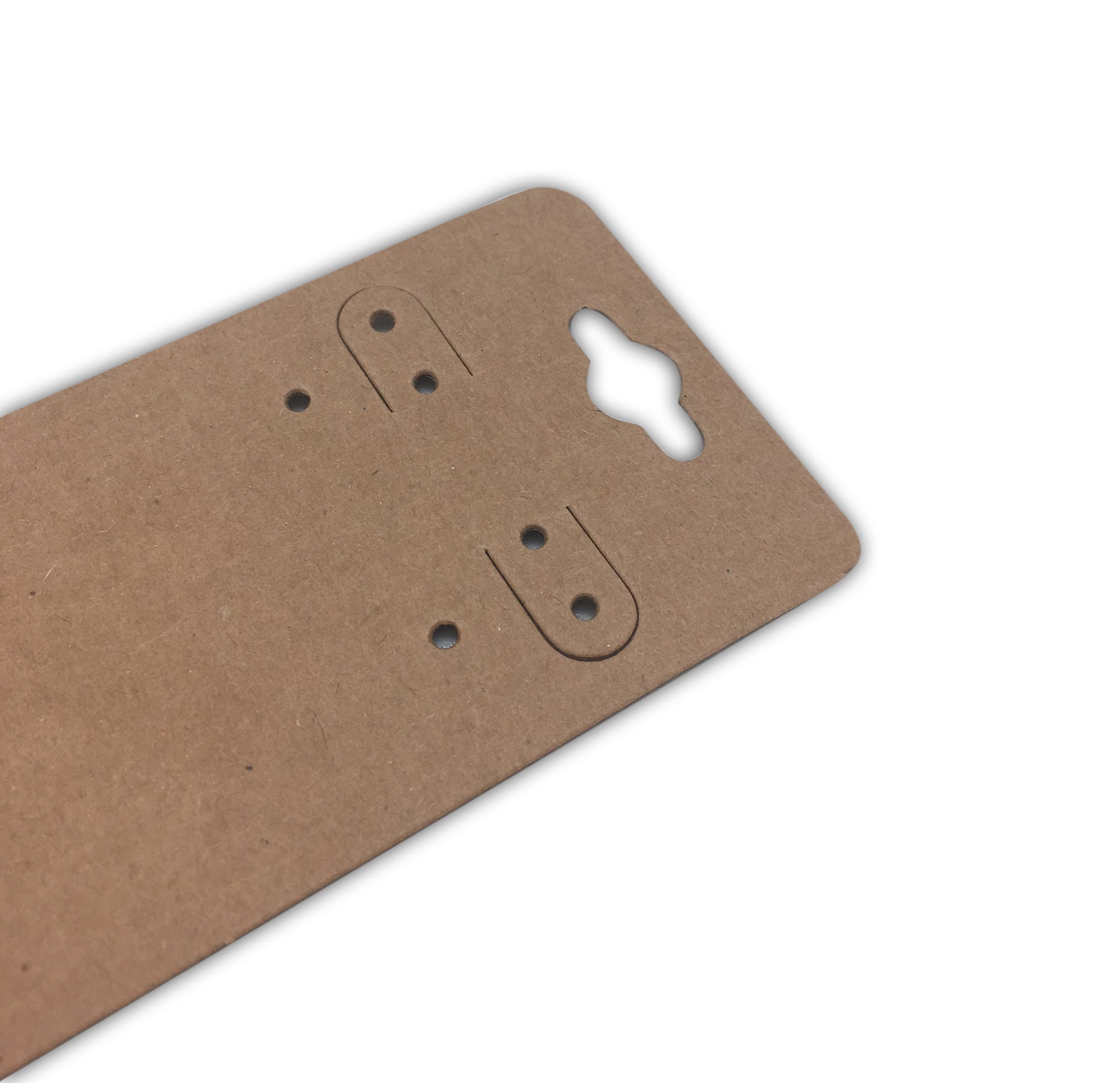 2 1/4"Wx4 5/8"H Kraft Paper Earring Card