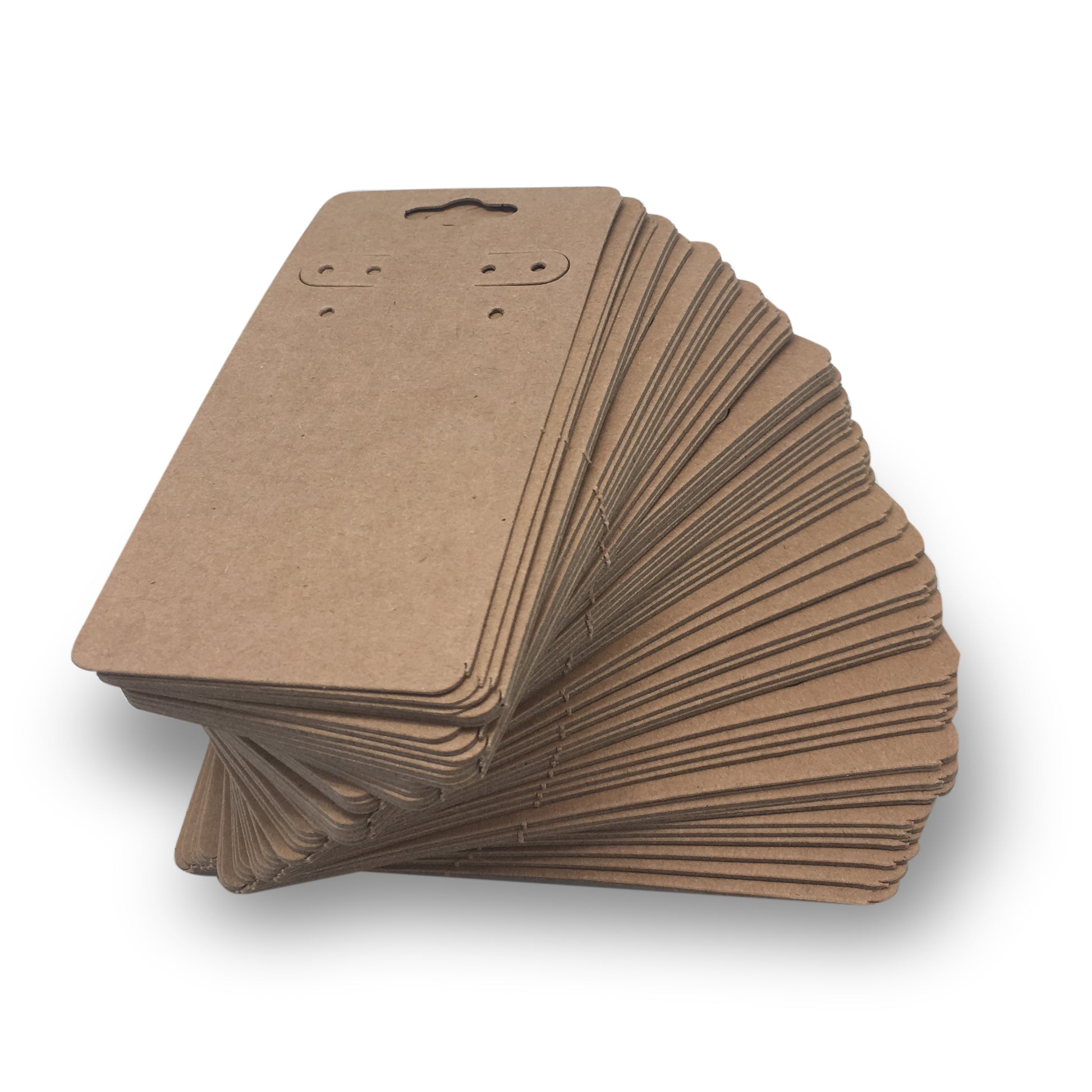 2 1/4"Wx4 5/8"H Kraft Paper Earring Card