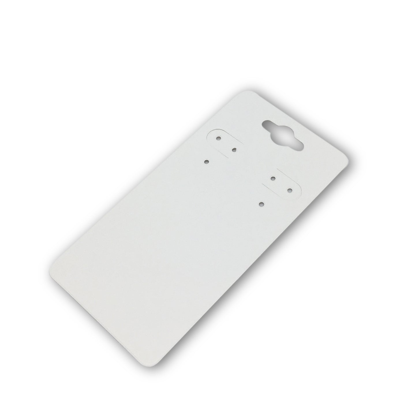 2X4" White Paper Earring Cards.